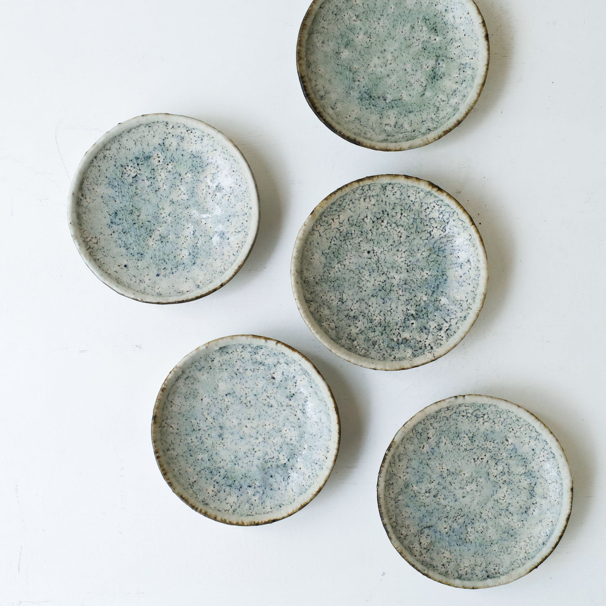●26-NT-39 Ash-Glazed Kohiki Mamezara (Mini Plate / φ100)