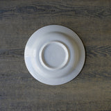 村上雄一 白磁スープ皿22cm