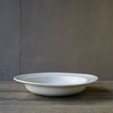 村上雄一 白磁スープ皿22cm