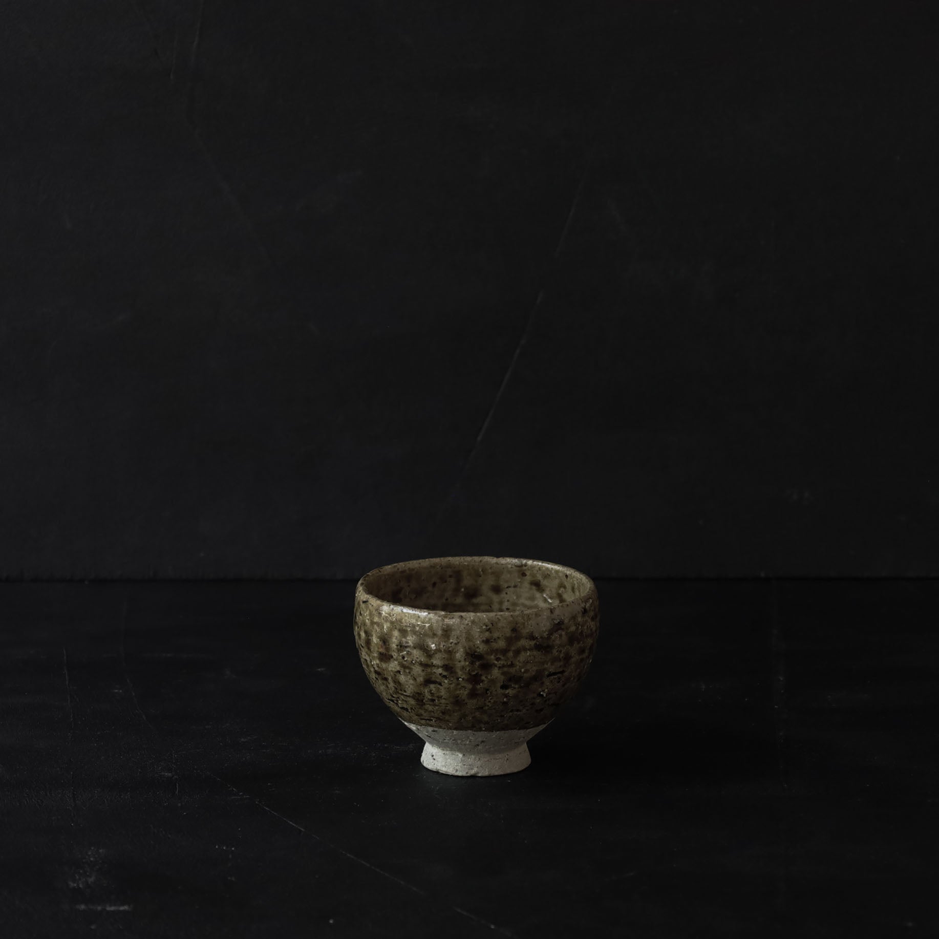 26-OM-45 Banyan Ash Yunomi (Teacup) Wide Rim