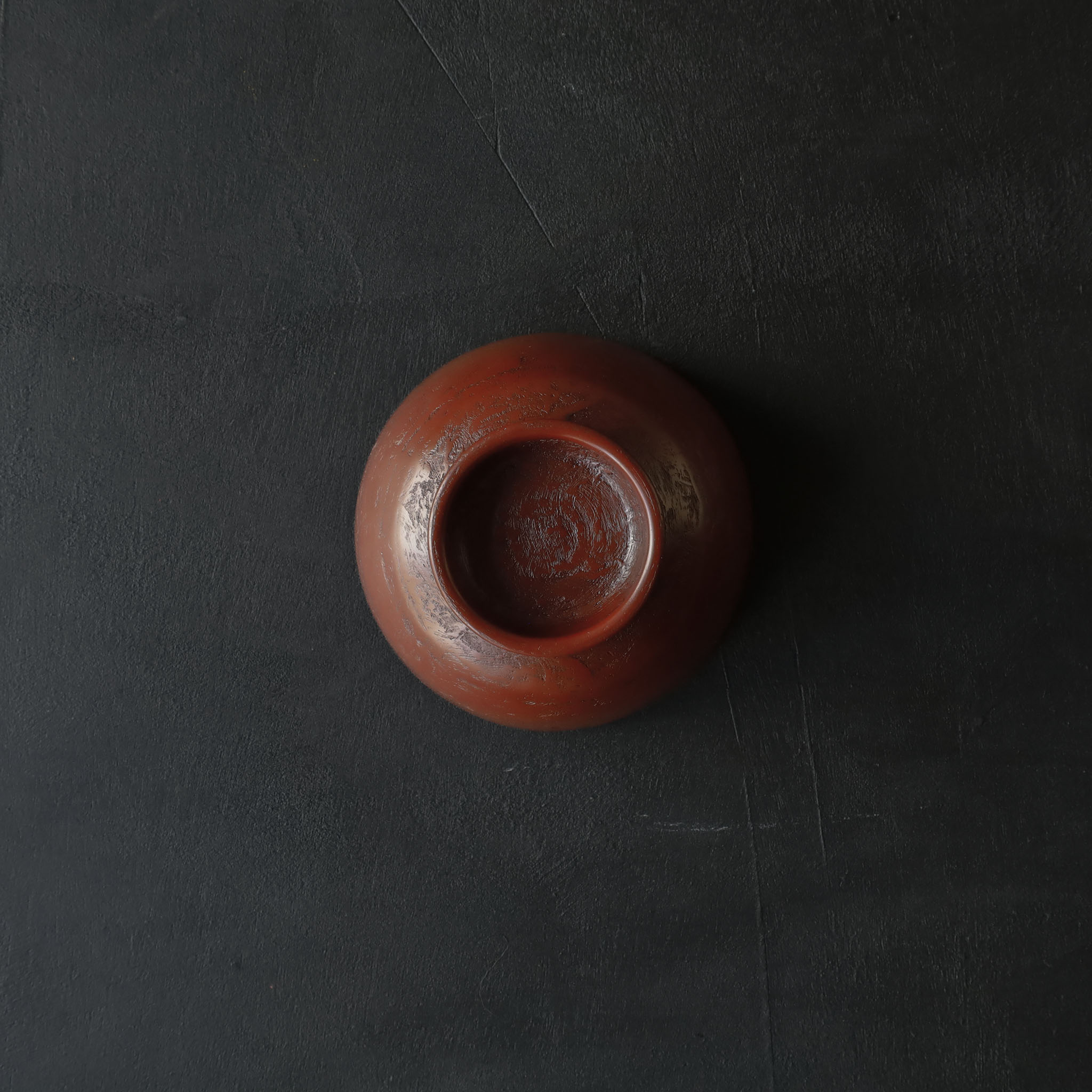 26-AS-5  Tsuzumi-wan (Tsuzumi-shaped Small Bowl) – Red
