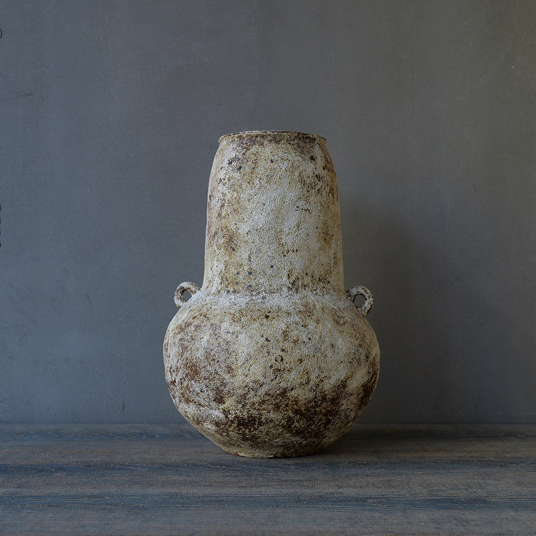 ●24-TS 60 刷毛目 双耳花器