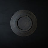 ●25-KF 錆漆 ８寸皿 黒