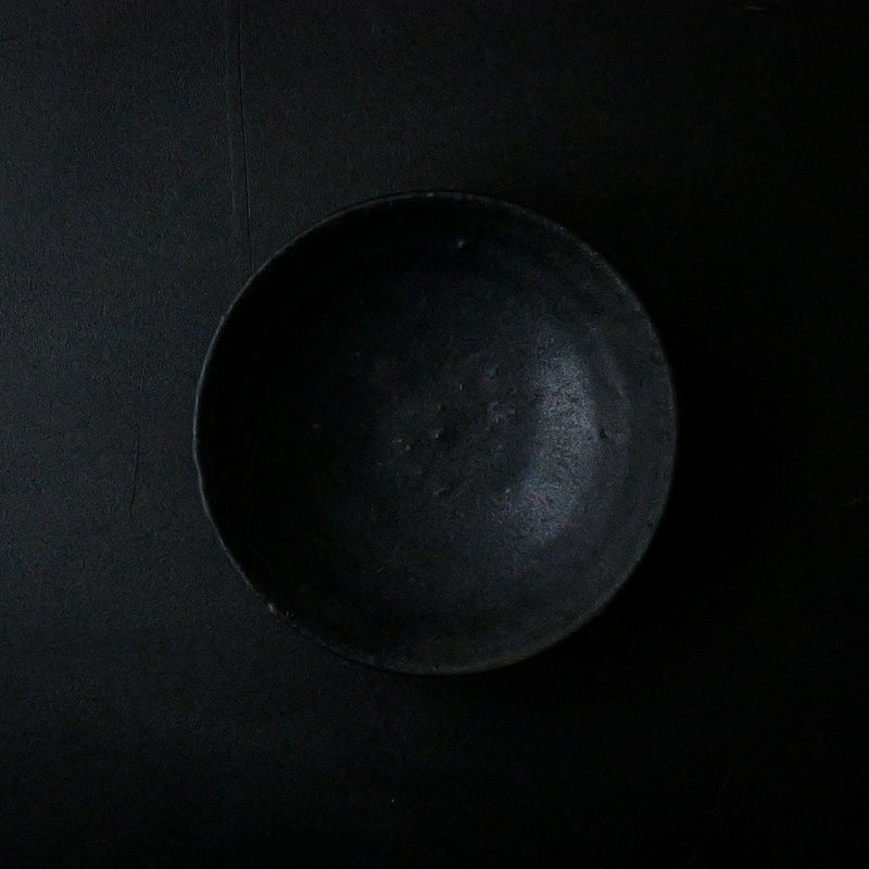 加地窯 黒化粧 鉢