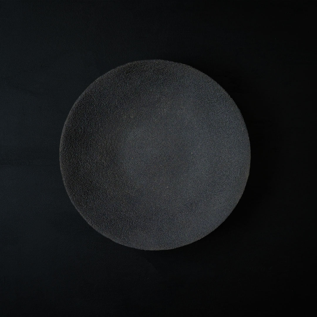 ●25-KF Sabi-urushi Deep Plate 24cm Black