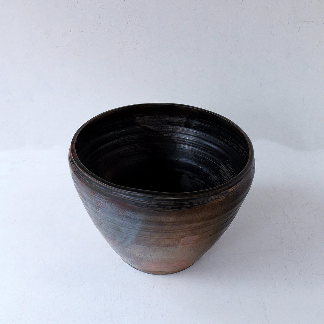 ●24-TY-83窯変黒唐津大器