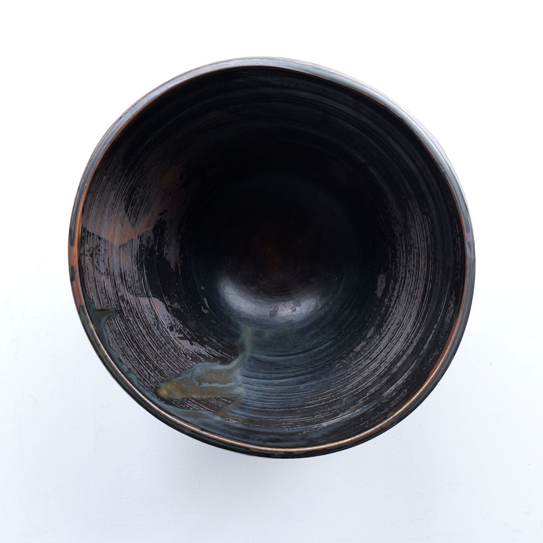 ●24-TY-83窯変黒唐津大器