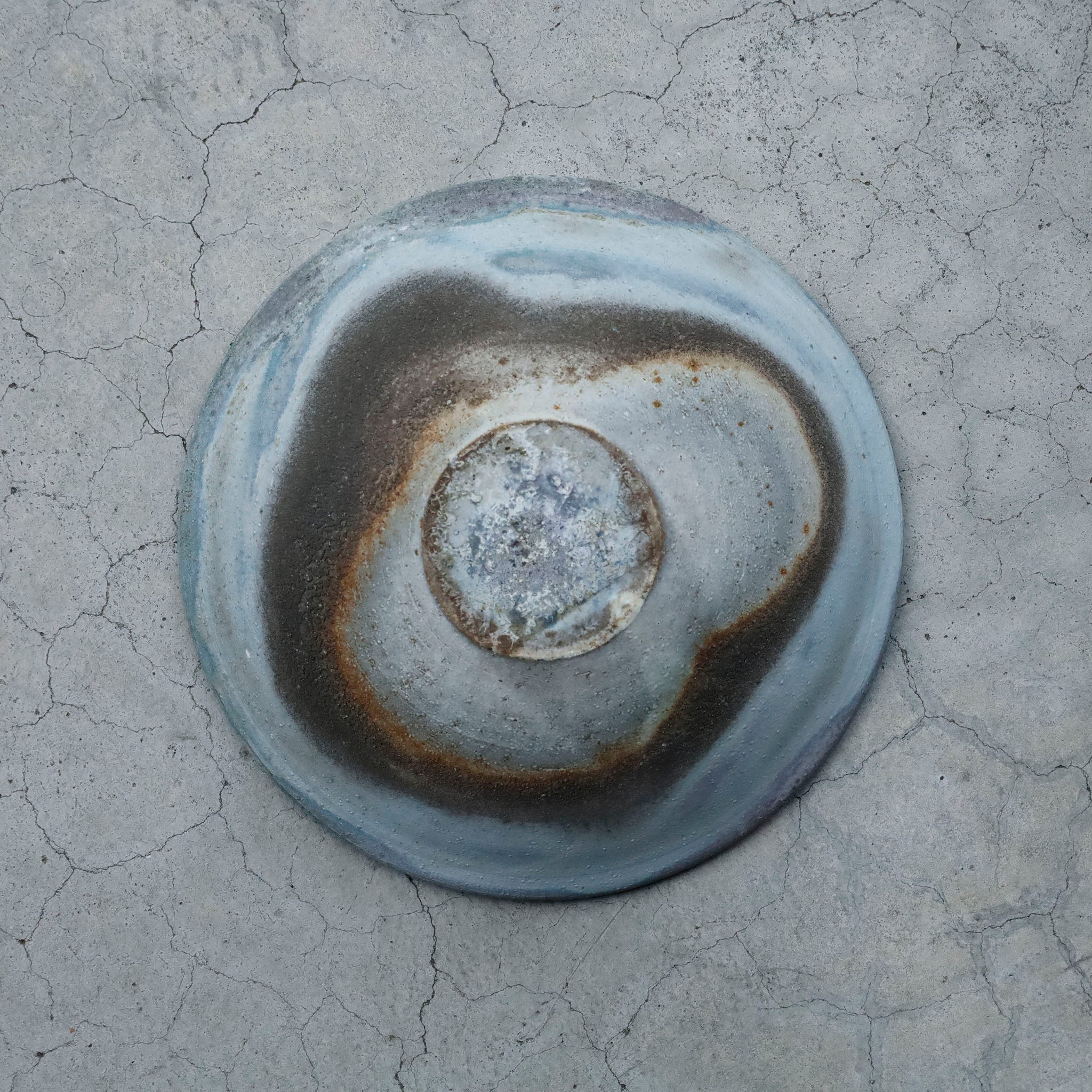 Etsuji Noguchi White Rust, Large Bowl (approx. 24cm)　C