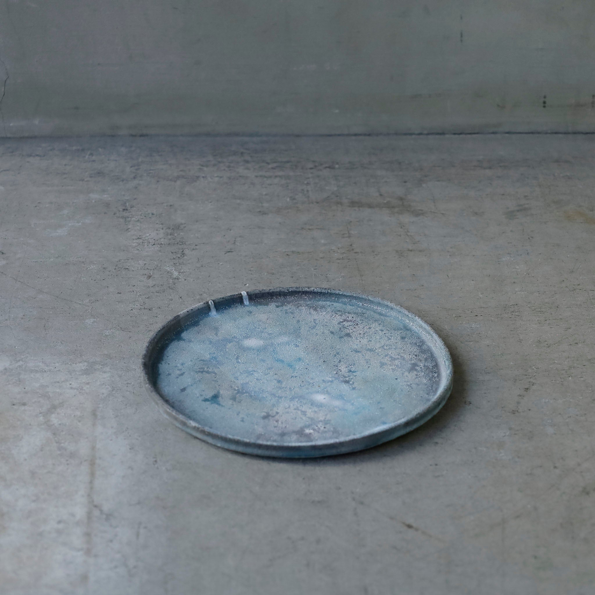 Etsuji Noguchi / White Rust, Medium Plate (approx. 18cm) G