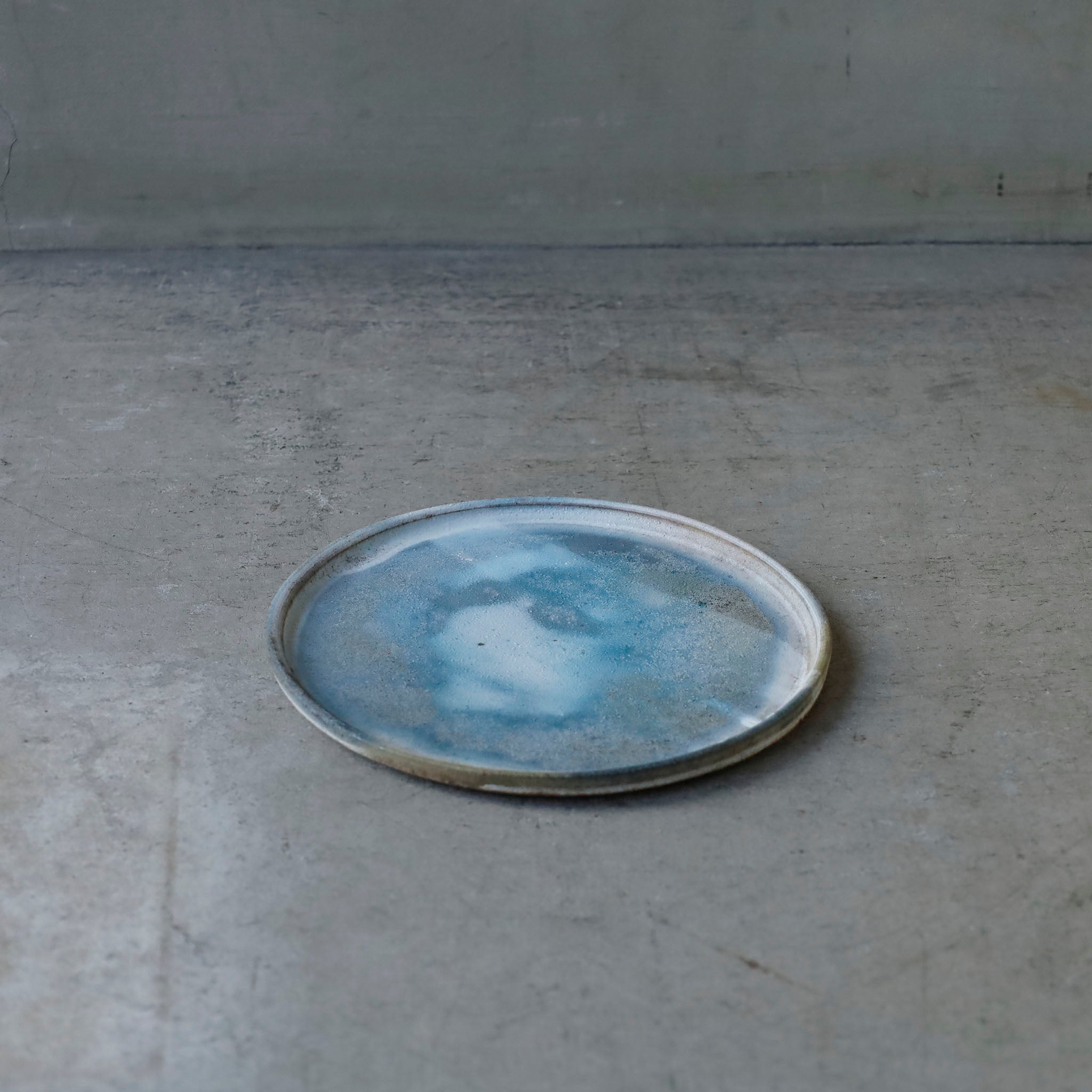 Etsuji Noguchi / White Rust, Medium Plate (approx. 18cm) P