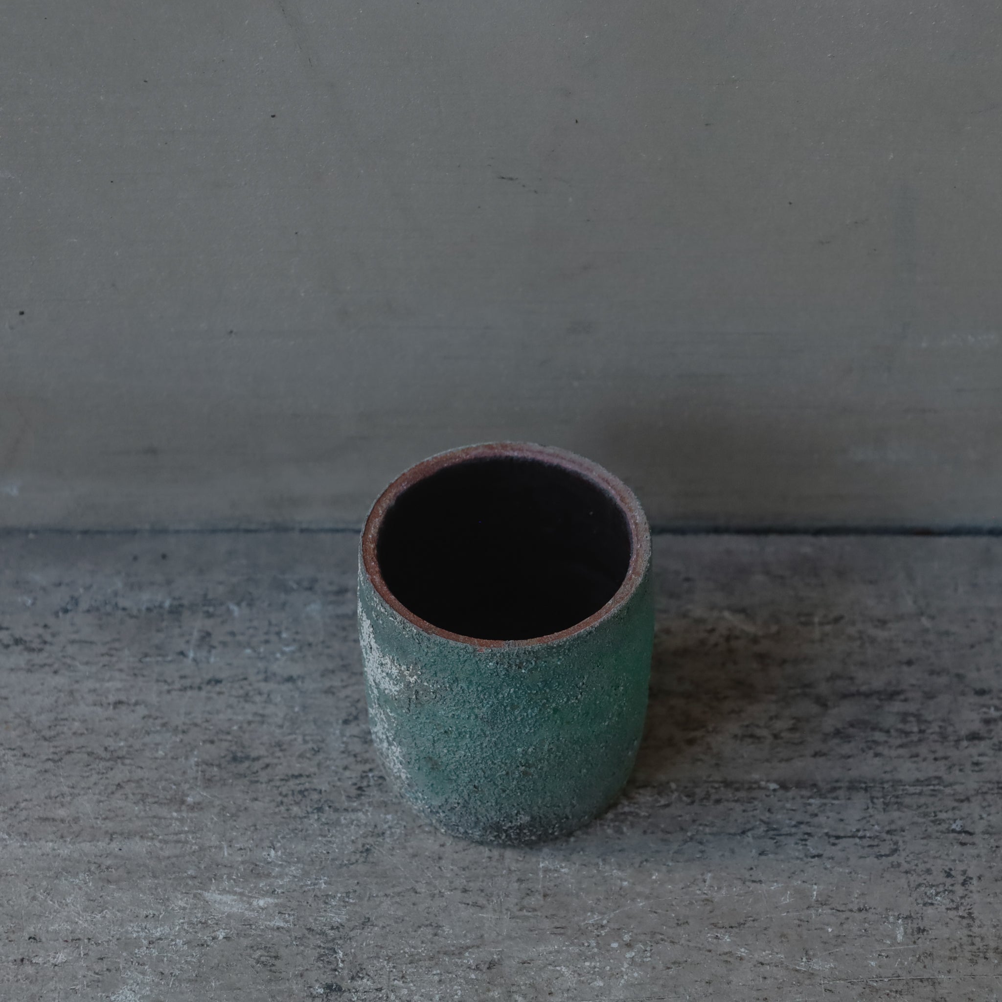 Etsuji Noguchi: Rokusho Kinrinji Chaire (Patina Lidded Tea Jar)