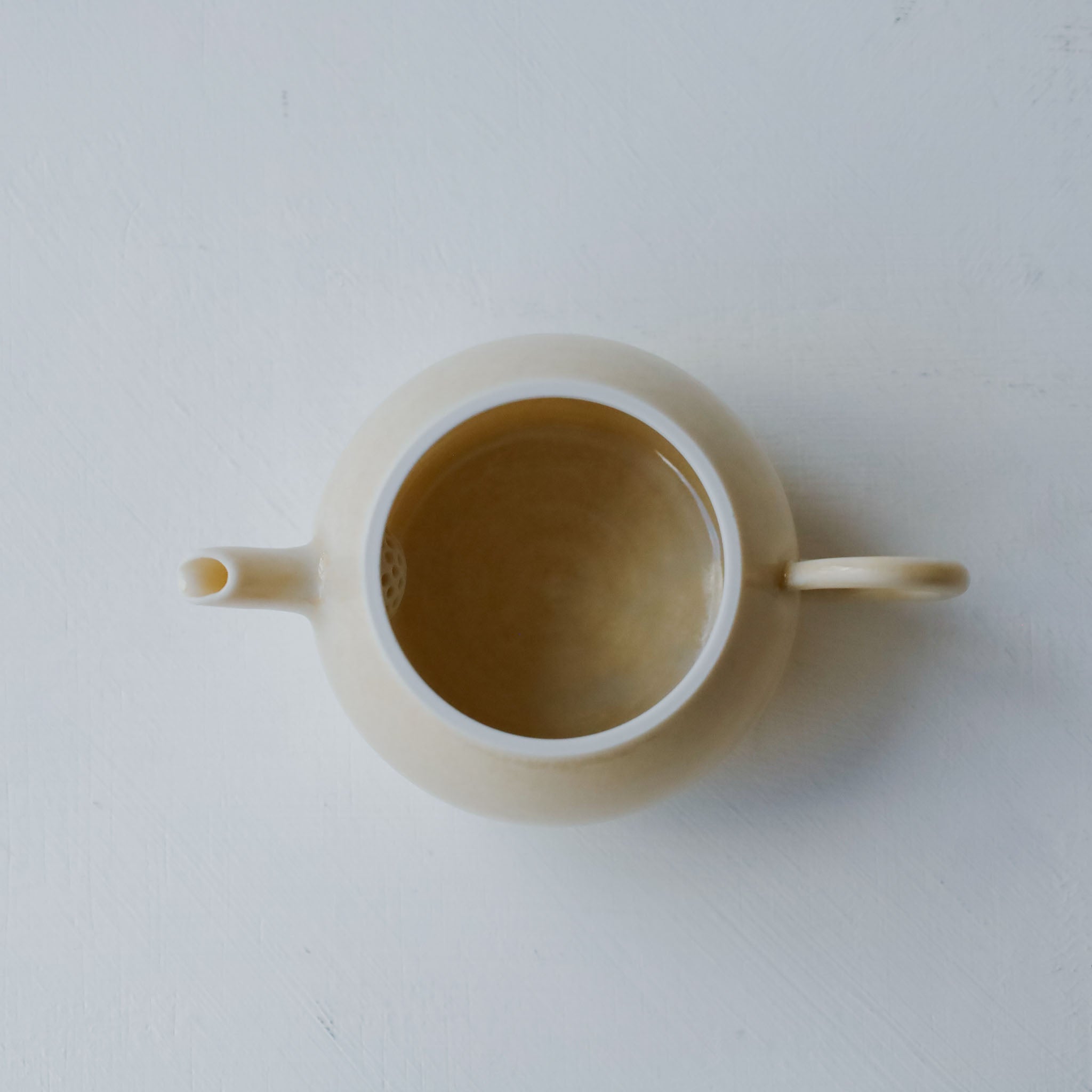 村上雄一 米色茶壺