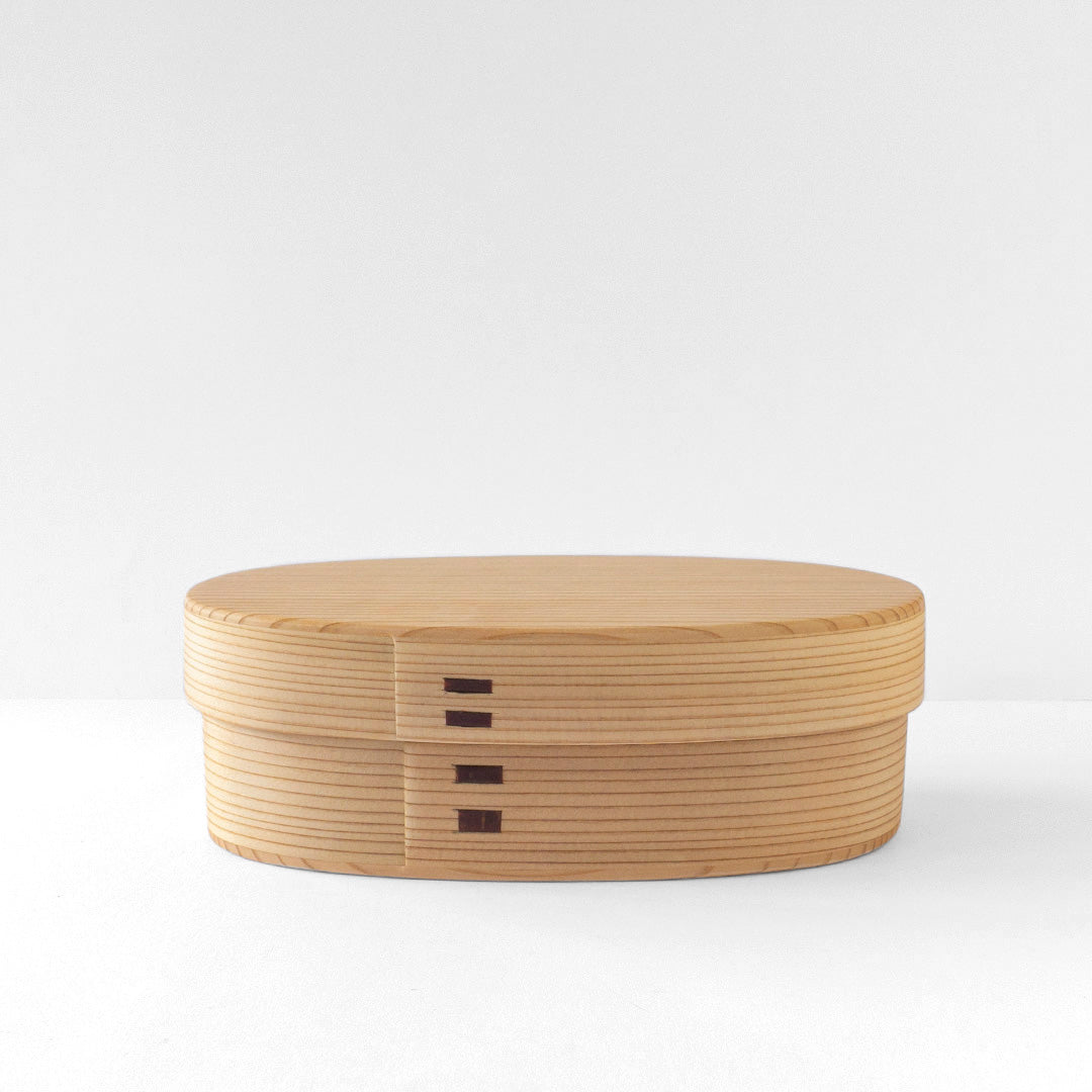 ◆Ryobian - Oval "Magewappa" Lunch Box (Small Size, Gift)