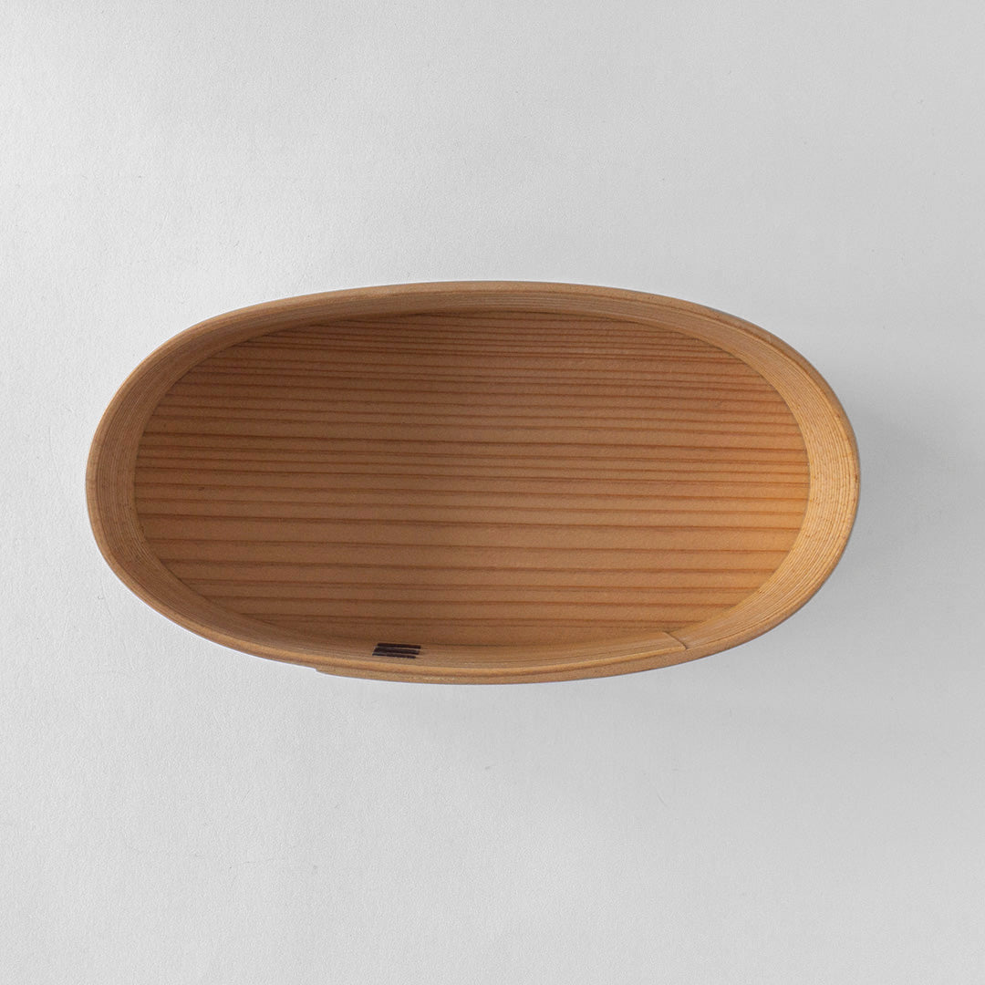 ◆Ryobian - Oval "Magewappa" Lunch Box (Small Size, Gift)