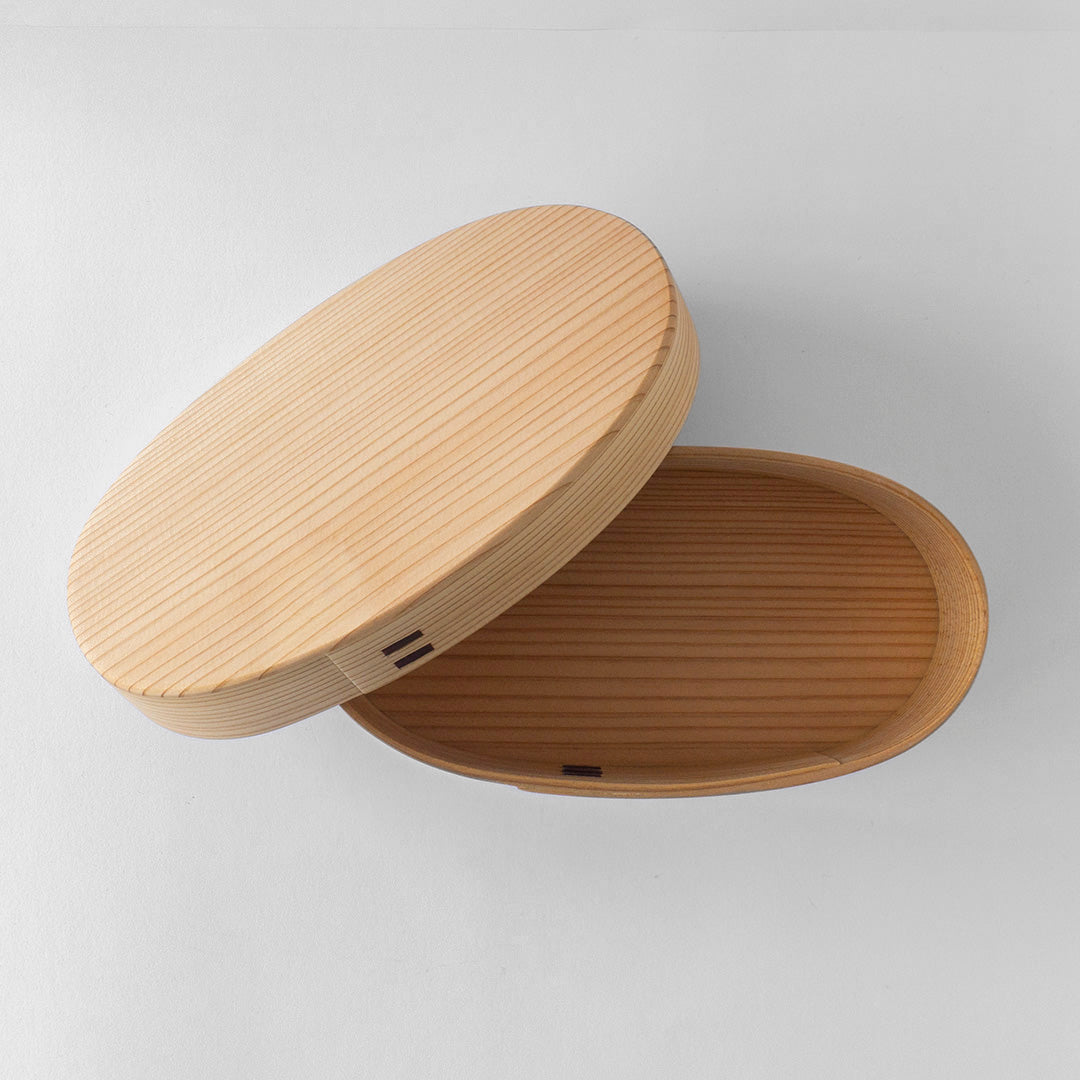 ◆Ryobian - Oval "Magewappa" Lunch Box (Small Size, Gift)