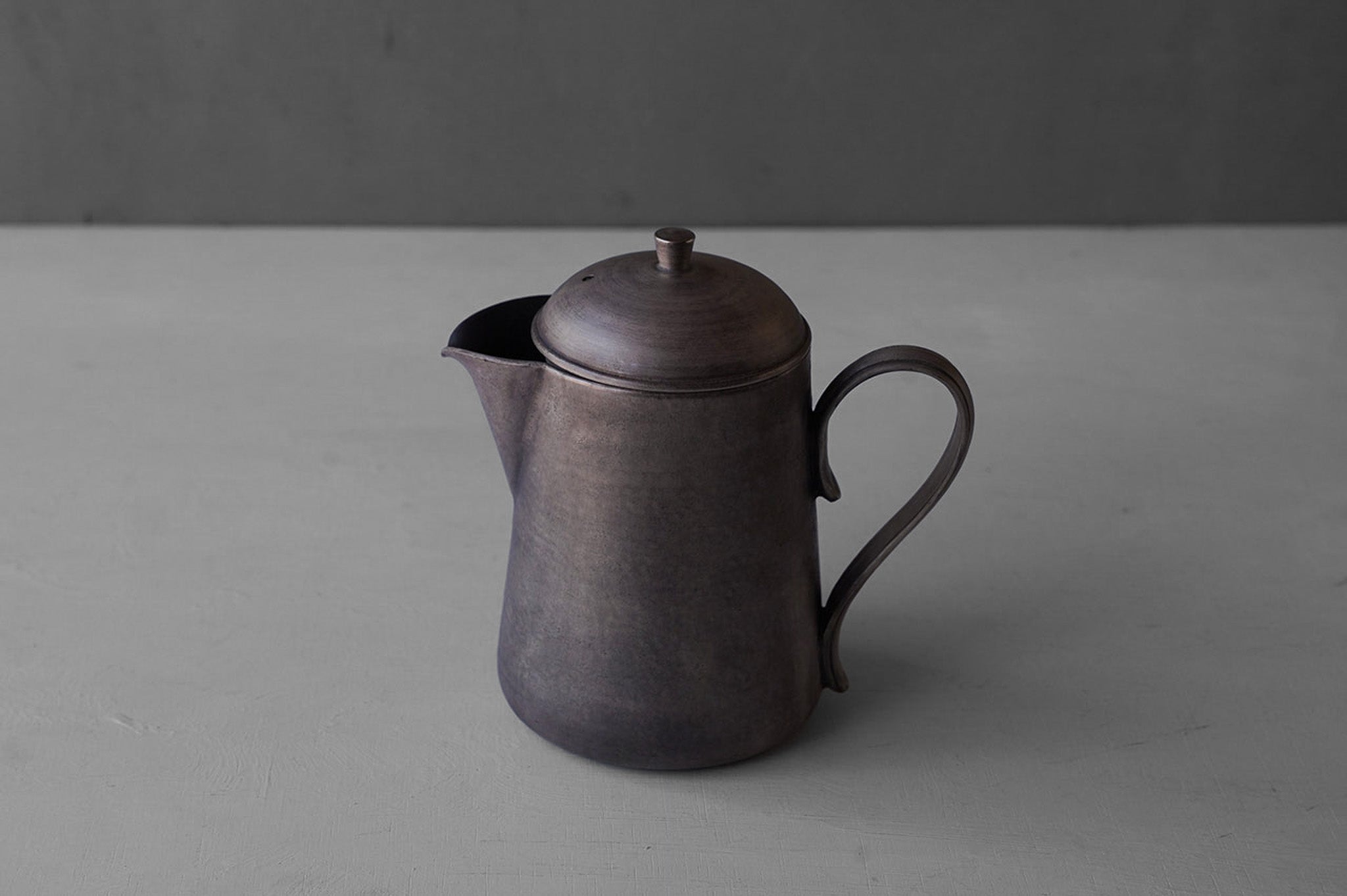 Tatsuya Hattori  Silver Glaze  Pewter Pitcher
