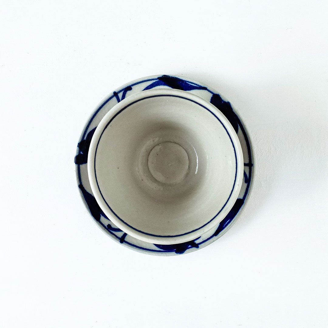 Toubou Makiya Cup & Saucer Kazura