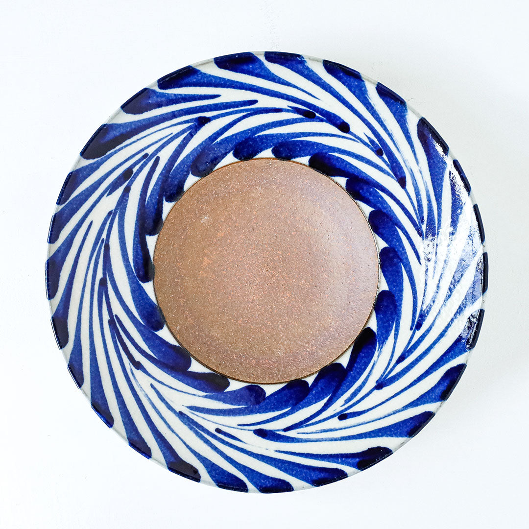 陶房眞喜屋 8寸皿 ソテツ