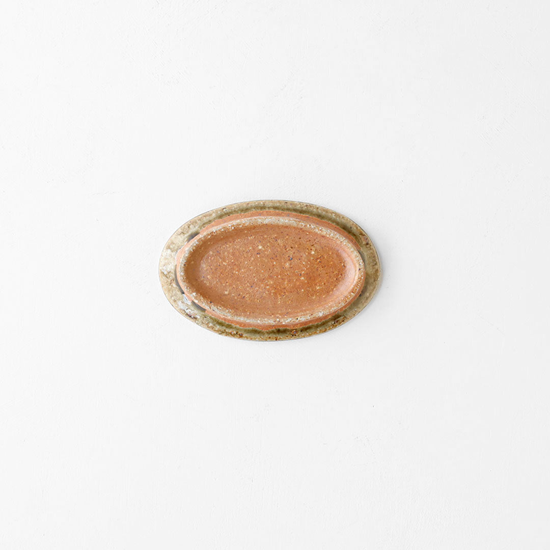 Miyagi Pottery Oval S Ash Glaze
