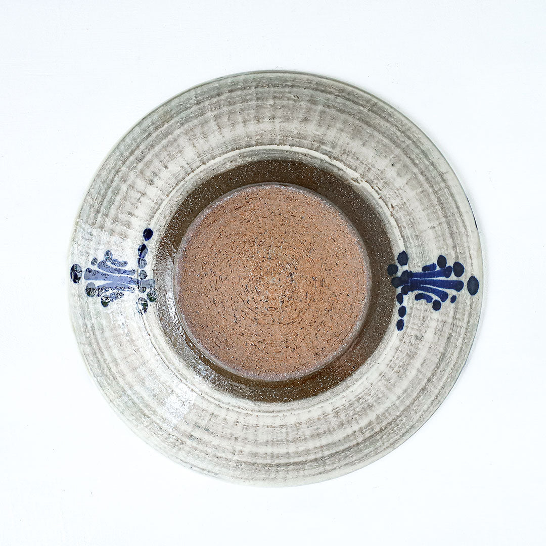 陶房眞喜屋 8寸皿 キクカラクサ