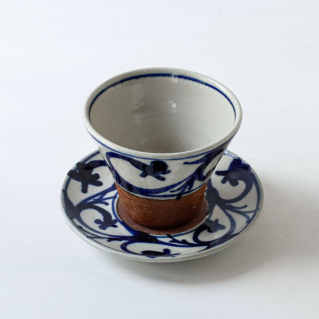 Toubou Makiya Cup & Saucer Kazura