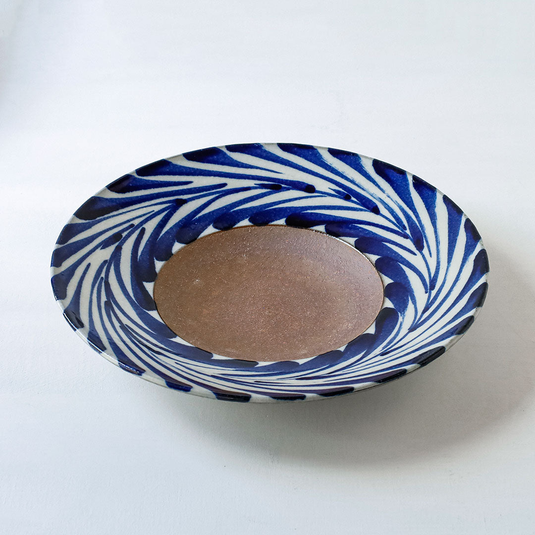 陶房眞喜屋 8寸皿 ソテツ