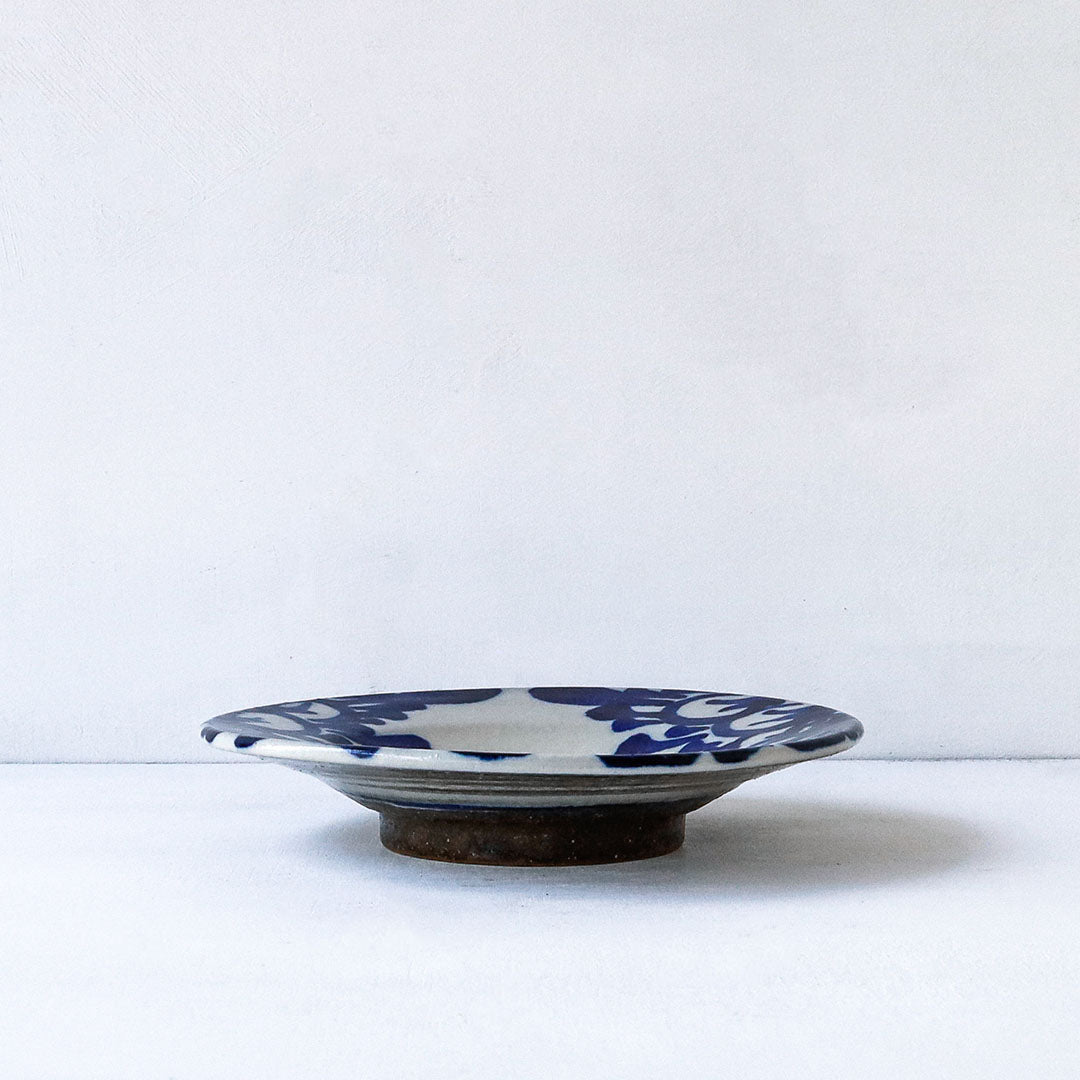 陶房眞喜屋 5寸皿 花唐草