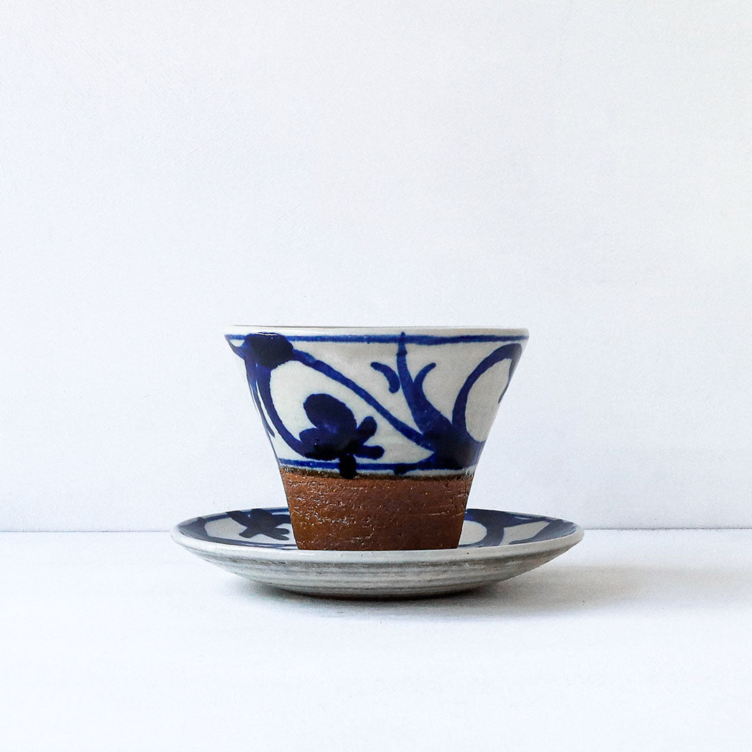 Toubou Makiya Cup & Saucer Kazura