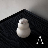 船串篤司 茶入れ(蓋銀)