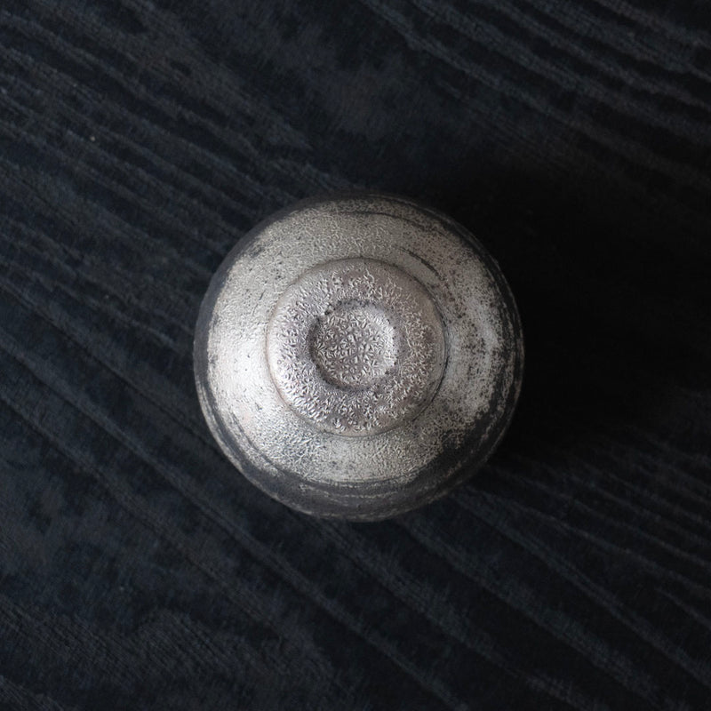 船串篤司 茶入れ(銀)