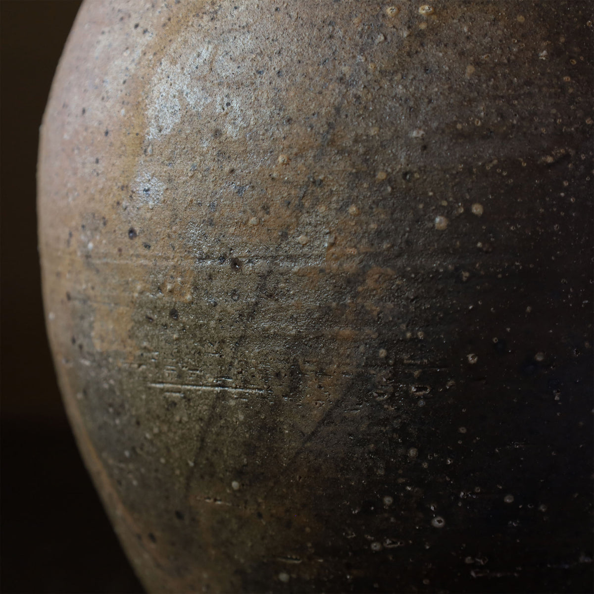 26-24 Shiro Shimizu, Sakura Ash, Ash-Glazed Jar