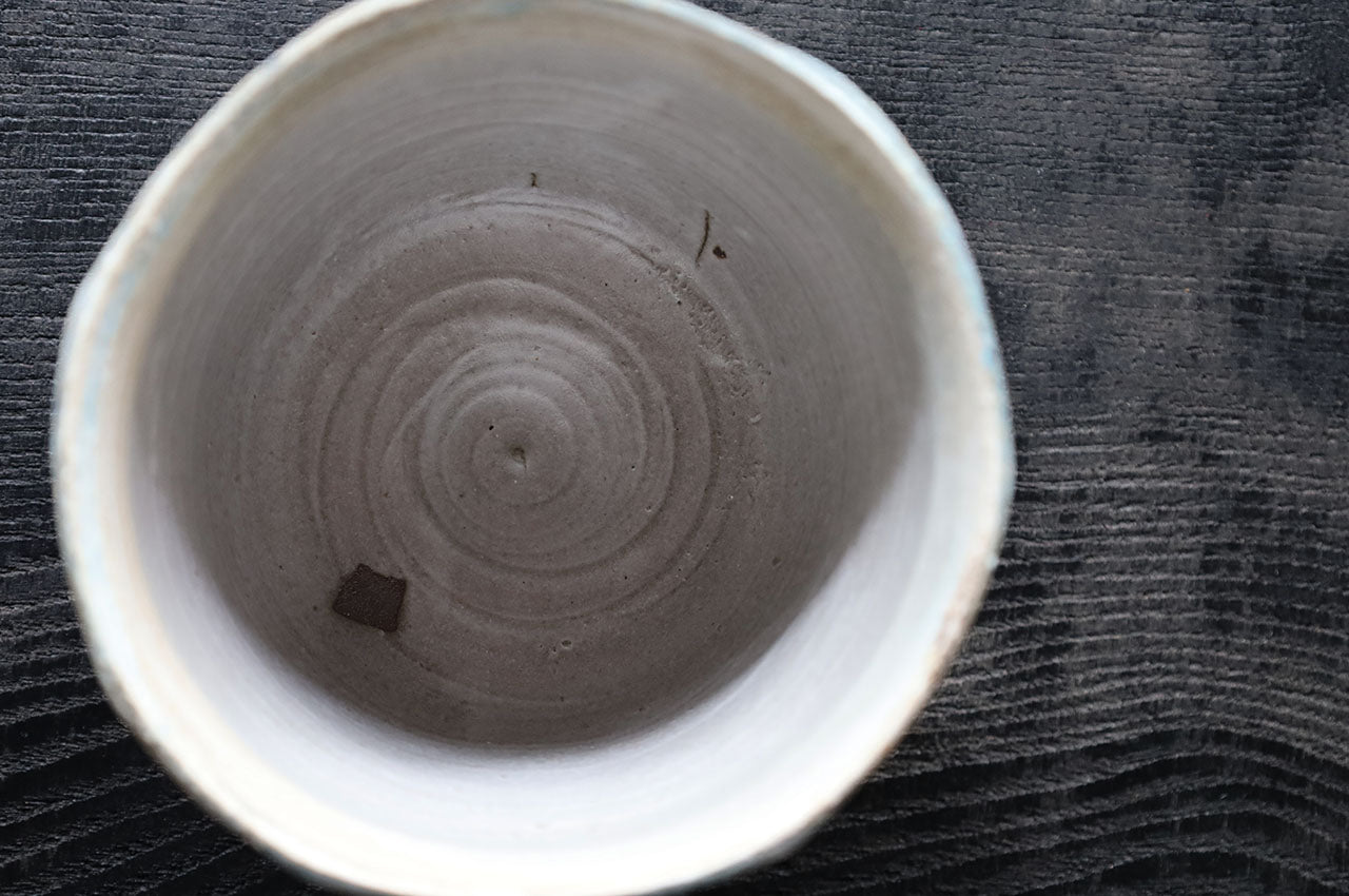 Etsuji Noguchi / Hakumentori Chawan (Faceted White Tea Bowl)