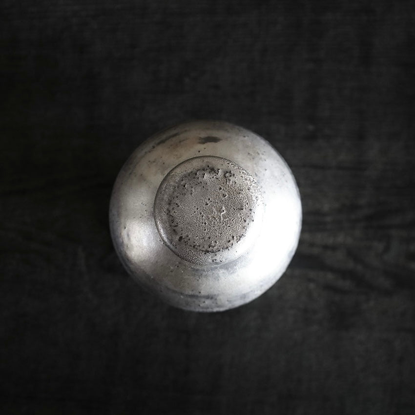 Atsushi Funakushi  Gin-sai Chaire (Silver-glazed Tea Caddy)