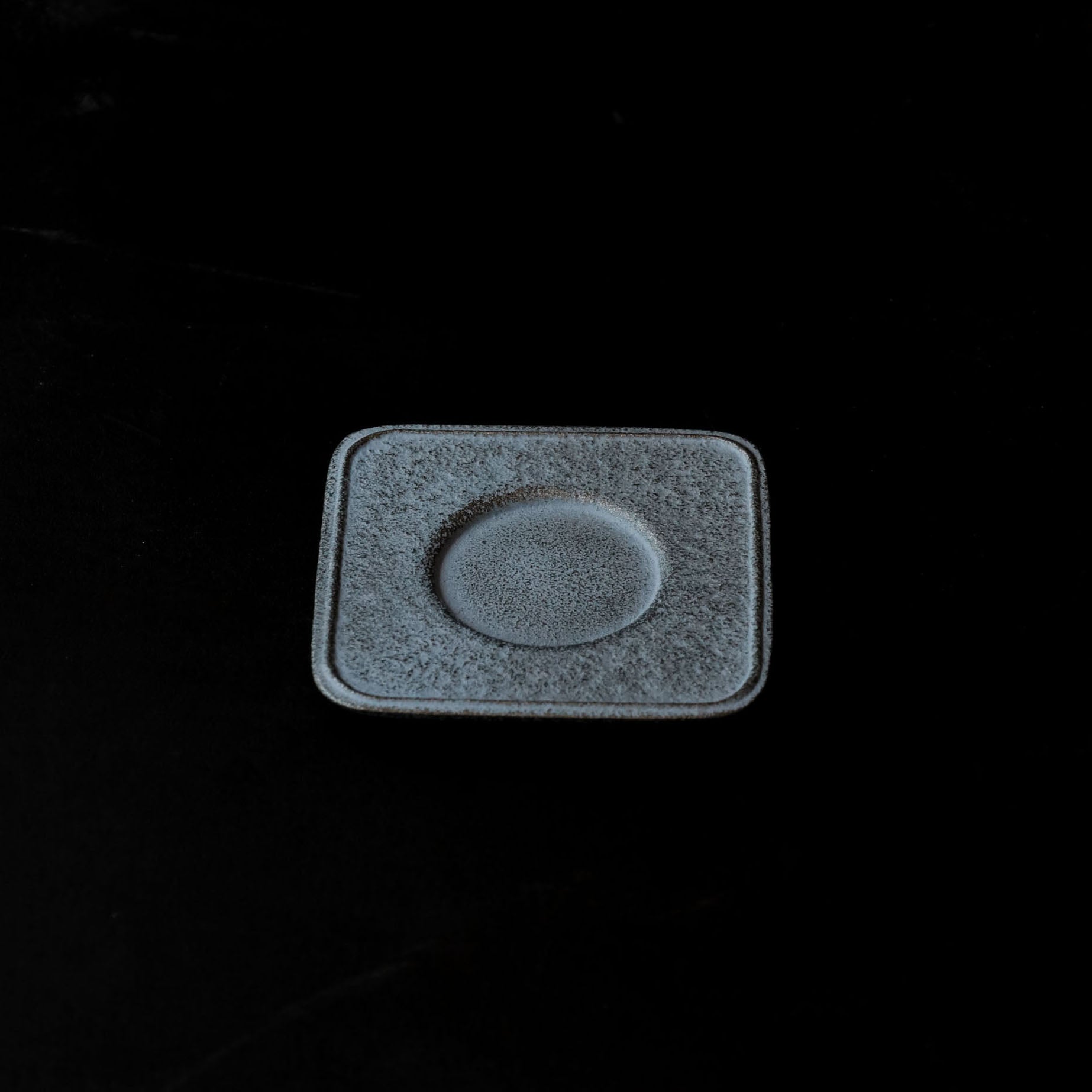 空間鋳造 茶托 Set 2pcs Ice Blue（紙箱仕様）