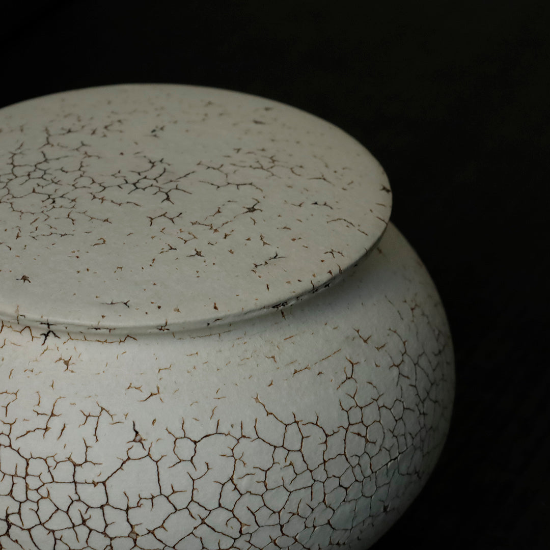 中根楽 罅化粧 蓋物