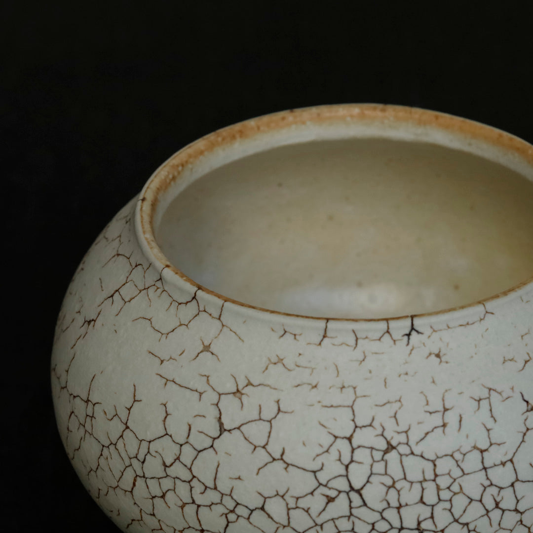 中根楽 罅化粧 蓋物