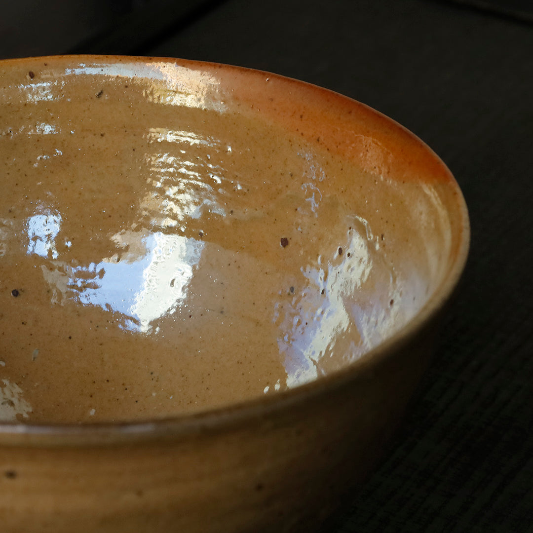 25-10S 由起子窯 茜唐津 大碗