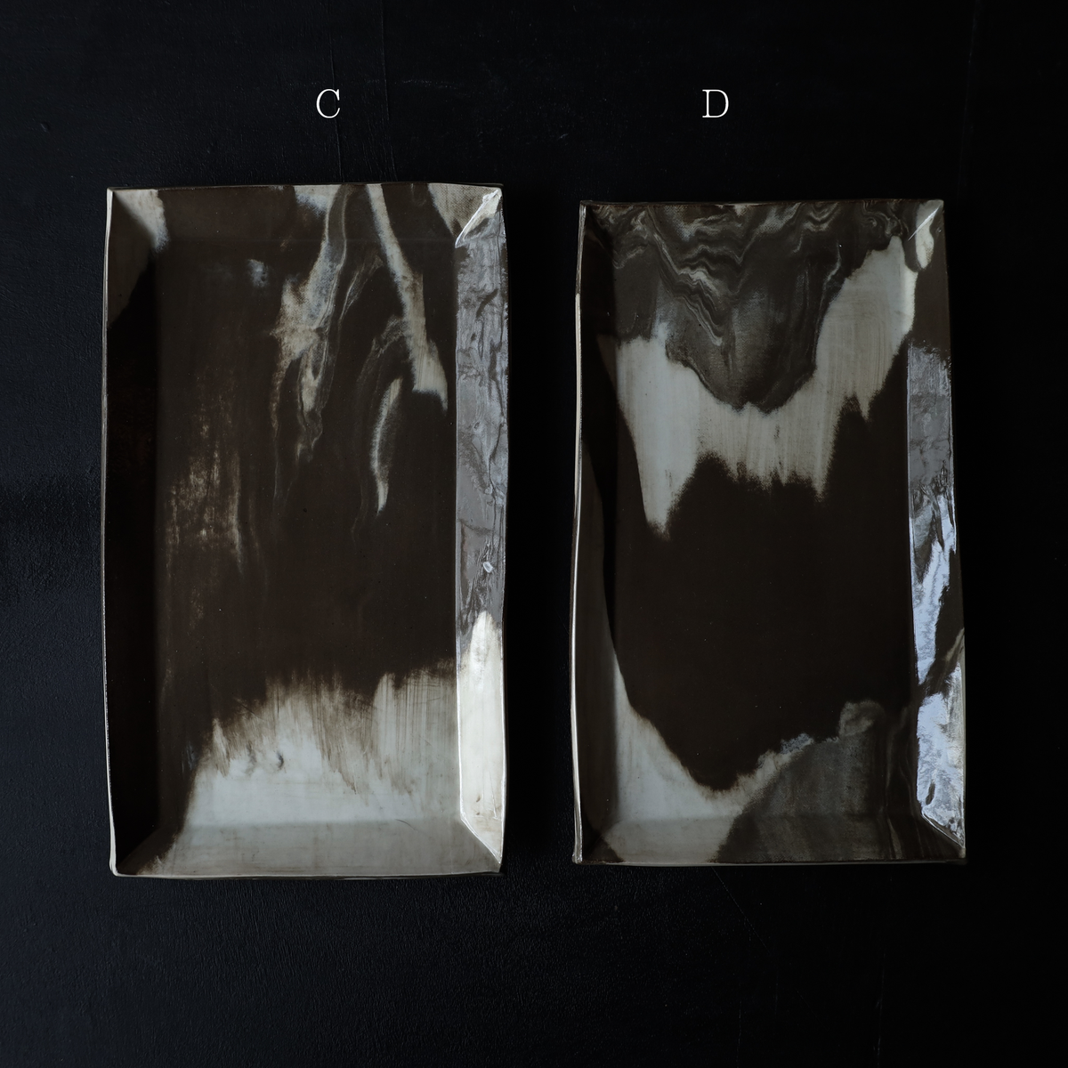 ●26-HN-61 Rectangular Plate M Marble
