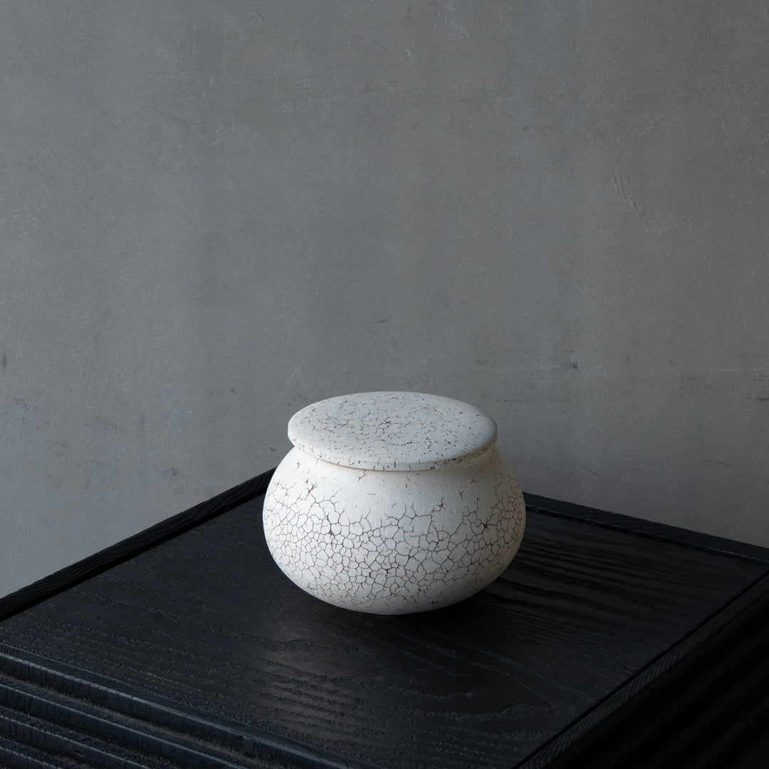 中根楽 罅化粧 蓋物