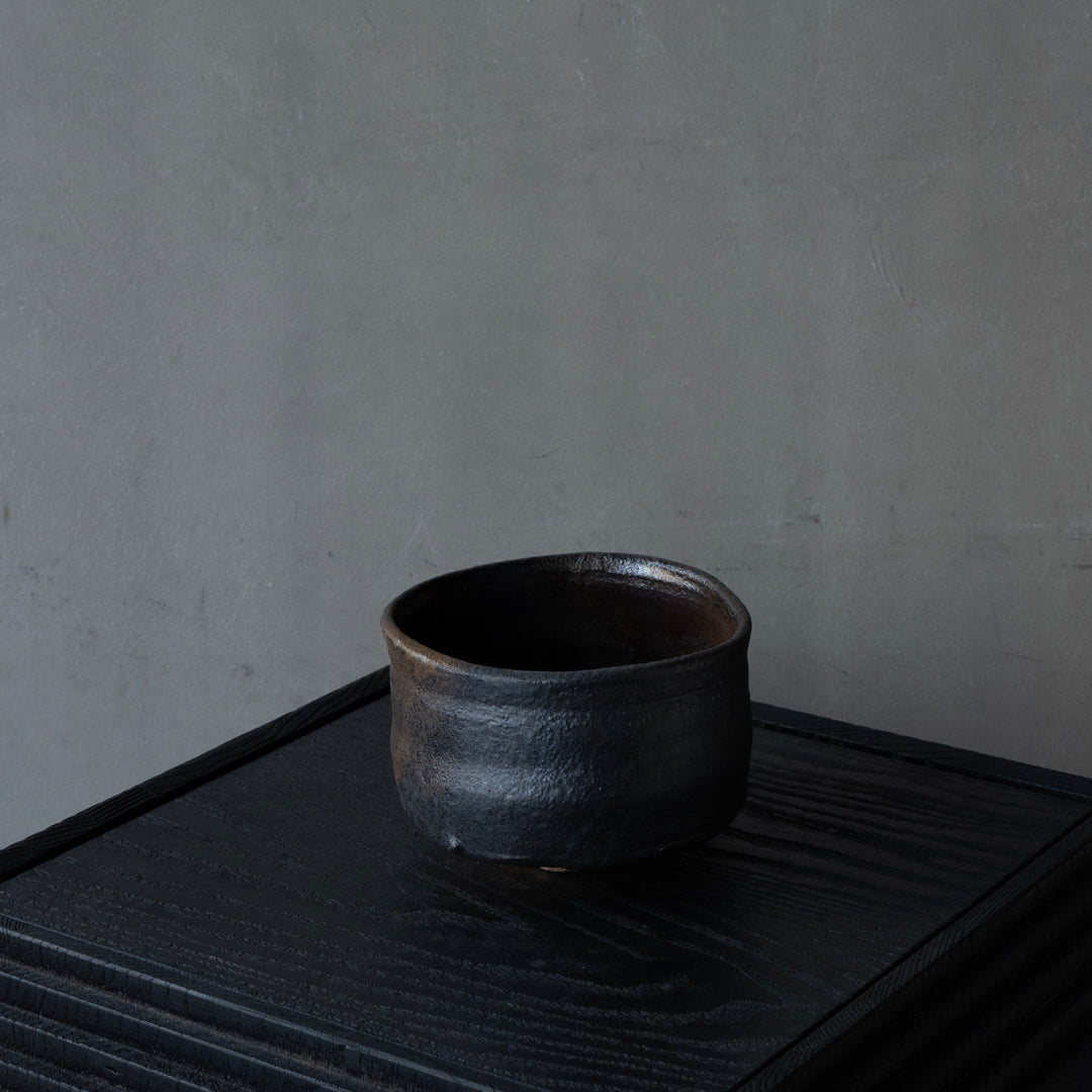 25-10S 寺田鉄平 瀬戸黒 茶盌