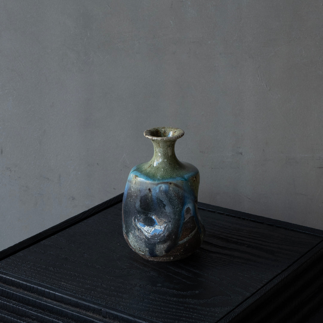 25-10S 陶器工房壹 灰釉徳利セット