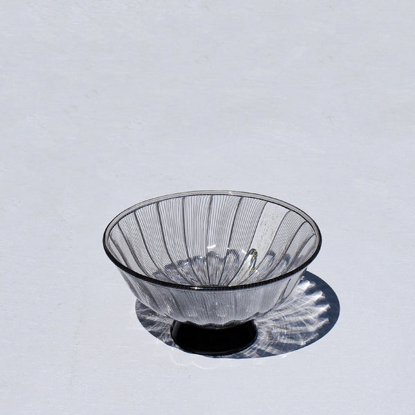 ●25-YT11レースガラス　茶碗　千の糸