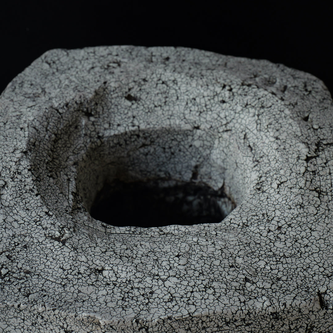 中根楽 罅 花器25-f