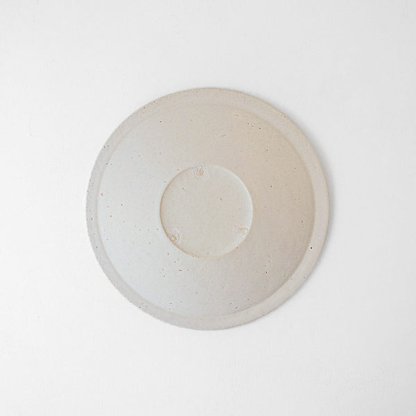 船串篤司 round  plate 白