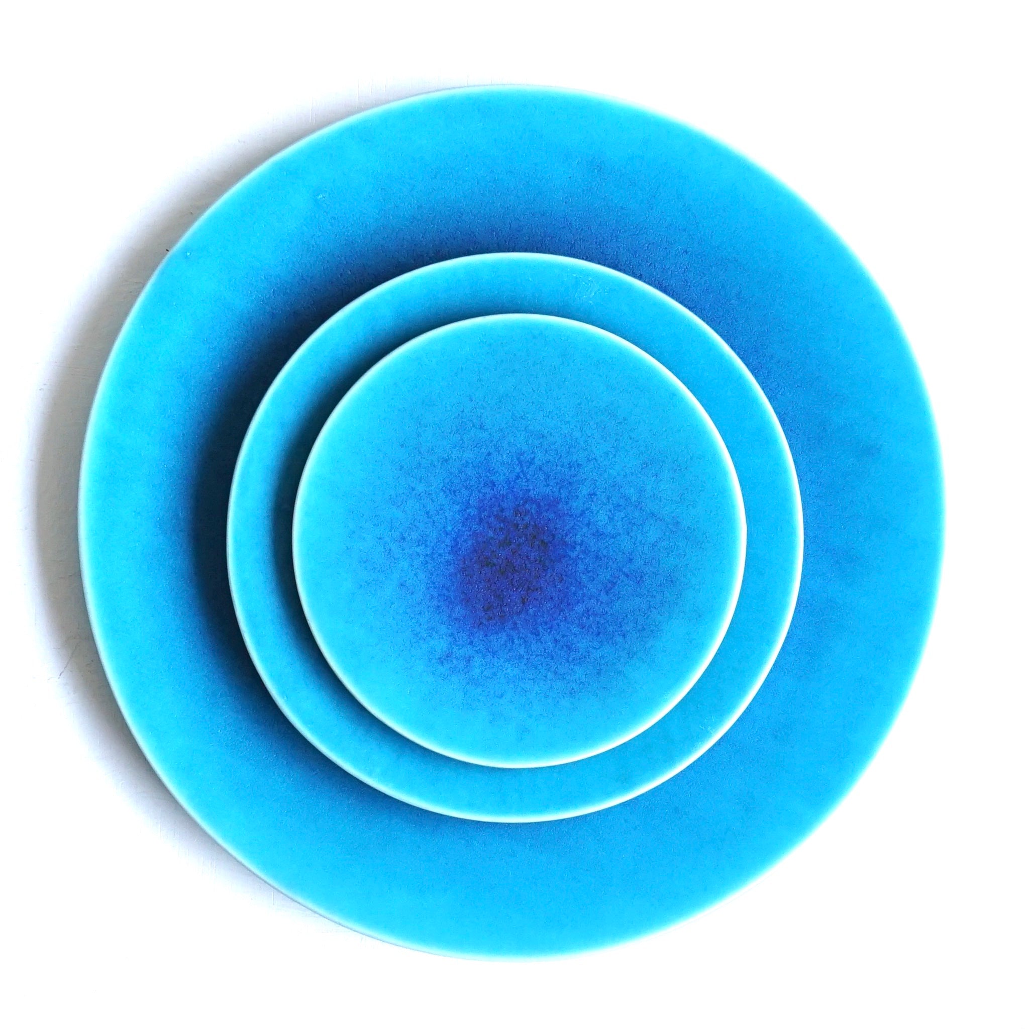 Pottery studio ICHI  Persian Flat Plate 12cm