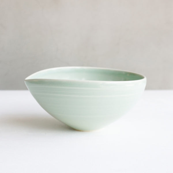 中里花子 Almond Bowl S 緑青磁