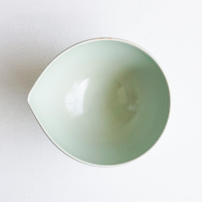 中里花子 Almond Bowl S 緑青磁