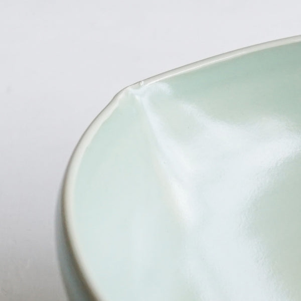 中里花子 Almond Bowl S 緑青磁