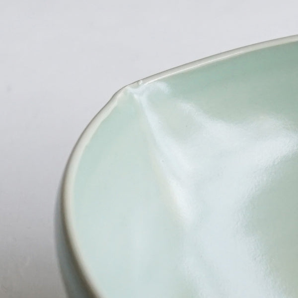 中里花子 Almond Bowl M 緑青磁