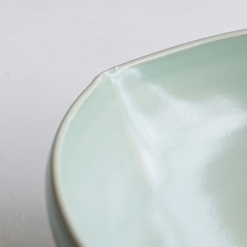 中里花子 Almond Bowl M 緑青磁